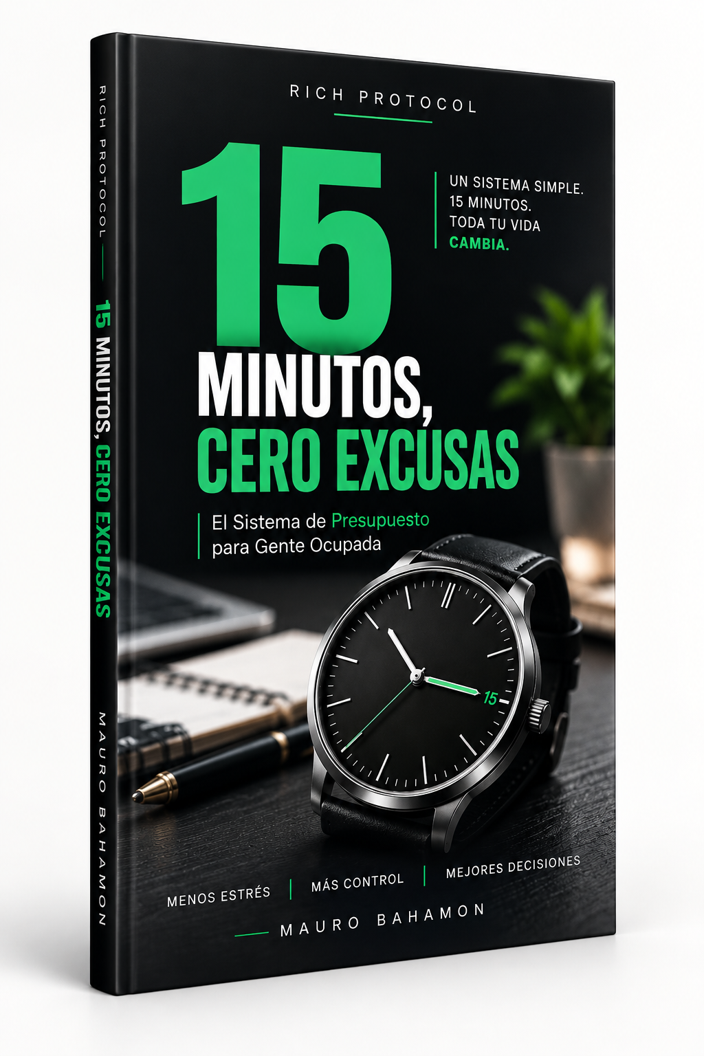 Portada de 15 Minutos, Cero Excusas